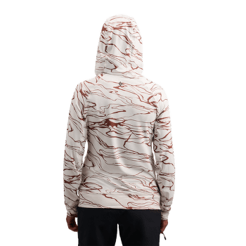 Mikina Black Diamond LS Alpenglow Hoody Women Relief-Meadow Rose-Fig