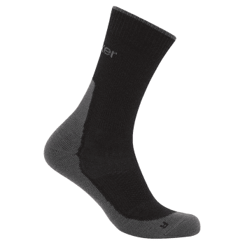 Ponožky Icebreaker Merino Hike+ Light Crew Men BLACK/OBSIDIAN