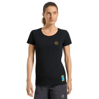 Tričko krátky rukáv La Sportiva CLIMBING ON THE MOON T-Shirt Women Viola/Giallo