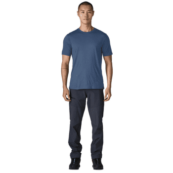 Tričko krátky rukáv Patagonia Cap Cool Merino Blend Shirt Men Black