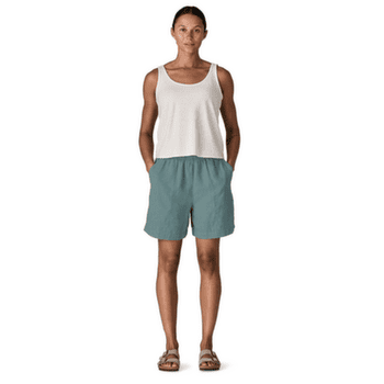 Kraťasy Patagonia Garden Island Long Shorts - 6 in. Women Rapids: Weathered Stone