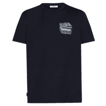Tričko krátky rukáv Icebreaker Merino 150 Tech Lite SS Tee Evolving Layers Men Midnight Navy