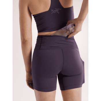 Kraťasy Arcteryx Essent High-Rise Utility Short 6´ Women Moondrop