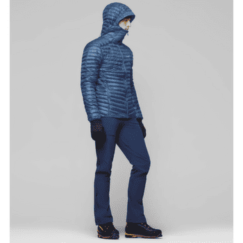 Bunda Norrona trollveggen down800 super light Hood Men Dark Blue