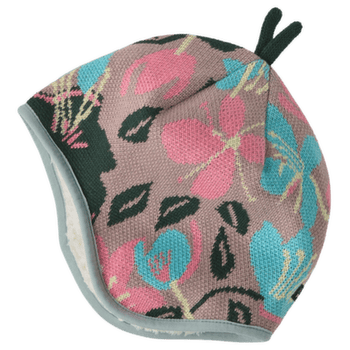 Čiapka Patagonia BABY REVERSIBLE BEANIE Hopes and Blooms: Fuzzy Mauve