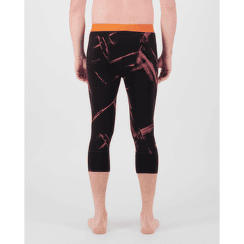 Legíny 3/4 Mons Royale Cascade Merino Base Layer 3/4 Legging Men Airbrush