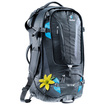 Batoh deuter Traveler 60+10 SL (3510015) black-turquoise
