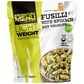 Strava Adventure Menu Lightweight Fusilli se špenátem a vlašskými ořechy