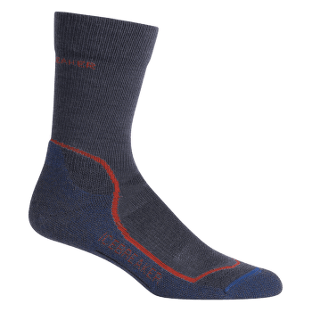 Ponožky Icebreaker Hike+ Lite Crew Men Panther/ESTATE BLUE