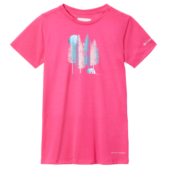 Tričko krátky rukáv Columbia Ranco Lake™ Short Sleeve Tee Girls Red 613