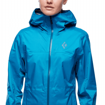 Bunda Black Diamond TreeLine Rain Shell Women Coastal Blue
