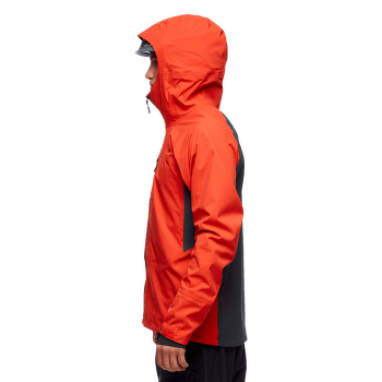 Bunda Black Diamond Dawn Patrol Hybrid Shell Men Kingfisher-White-Black