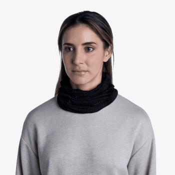 Šatka Buff MERINO FLEECE NECK WARMER TOLUI BLACK