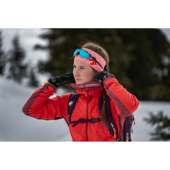 Čelenka Direct Alpine STRIPE 1.0 coral/palisander