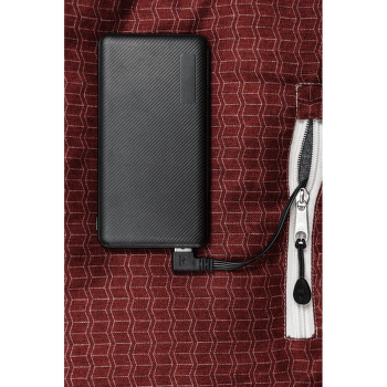 Vložka do spacáku Grüezi bag Feater - The Feet Heater Dark Red