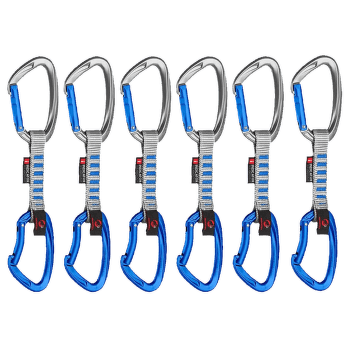 Expreska Komplet Mammut Crag Keylock Indicator 6-Pack Quickdraws silver-ultramarine