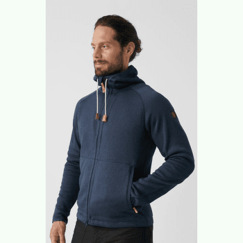 Mikina Fjällräven Ovik Fleece Hoodie Men Autumn Leaf