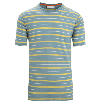 Tričko krátky rukáv Icebreaker Wave SS Tee Stripe Men ASTRAL BLUE/SUMMER/S