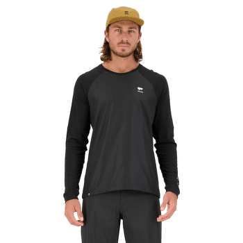 Tričko dlhý rukáv Mons Royale Tarn Merino Shift Wind Jersey Men Black