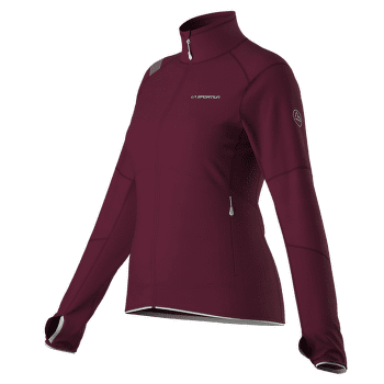 Mikina La Sportiva Bockmattli 2.0 Ls Tech Shirt Women Red Plum