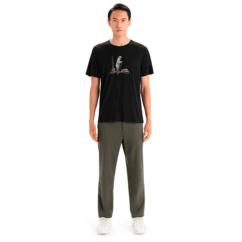 Tričko krátky rukáv Icebreaker Tech Lite II SS Tee Polar Paddle Men Black
