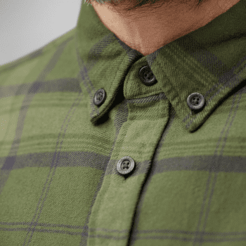 Košeľa dlhý rukáv Fjällräven Övik Twill Shirt Men Dark Navy-Chestnut