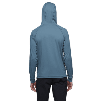 Triko s dlouhým rukávem Black Diamond LS Alpenglow Hoody Men Relief-Fog Blue-Midnight Blue