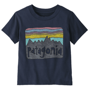 Tričko krátky rukáv Patagonia Fitz Roy Skies T-Shirt Kids New Navy