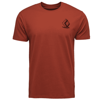 Tričko krátky rukáv Black Diamond Boulder SS Tee Men Burnt Sienna