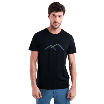Tričko krátky rukáv Icebreaker Merino 150 Tech Lite III SS Tee Peak Glow Men Black