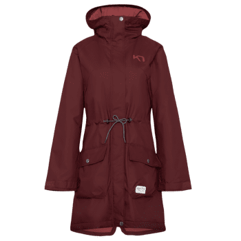 Pláštenka Kari Traa Tesdal Parka Women BURGUNDY RED