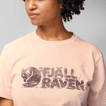 Tričko krátky rukáv Fjällräven Lush Logo T-Shirt Women Soft Jade