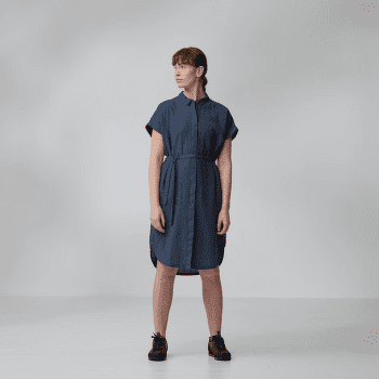 Šaty Fjällräven Övik Hemp Dress Women Mountain Blue