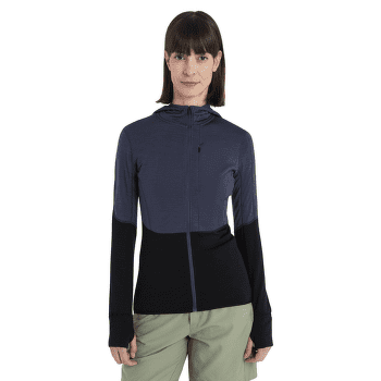 Mikina Icebreaker Merino Blend 200 RealFleece™ Descender LS Zip Hoodie Women TIDAL TEAL