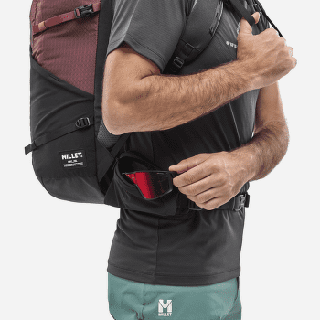 Batoh Millet Ubic 25 E-BLACK/DARK RED