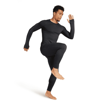 Legíny Icebreaker 200 ZoneKnit Leggings Men BLACK