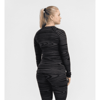 Tričko dlhý rukáv Aclima WarmWool Crew Neck Women Jet Black