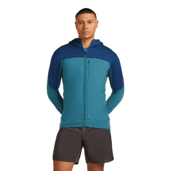 Mikina Icebreaker Merino Blend 300 RealFleece™ Descender LS Zip Men Abyss