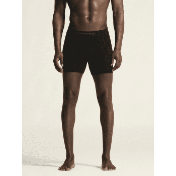 Boxerky Craft Wool Seamless Boxer 3-inch Men 999000 Black