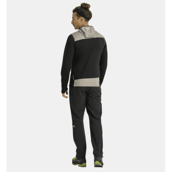 Bunda Ortovox FLEECE LIGHT HOODY MEN 90201 black raven