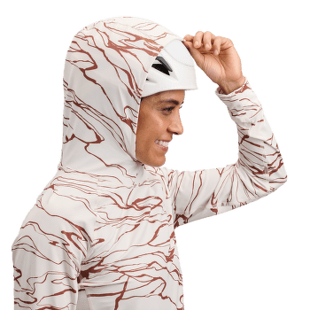 Mikina Black Diamond LS Alpenglow Hoody Women Relief-Meadow Rose-Fig