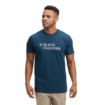 Tričko krátky rukáv Black Diamond Mini Stacked SS Tee Men Indigo