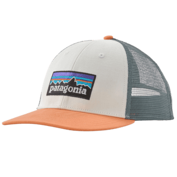 Šiltovka Patagonia P-6 Logo LoPro Trucker Hat White w/Peach Sherbet