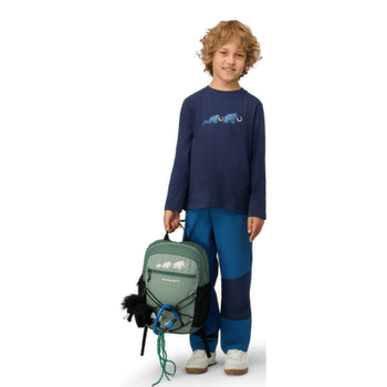 Tričko dlhý rukáv Mammut MAMMUT CORE LONGSLEEVE KIDS LOGO 3818 dark mammut red