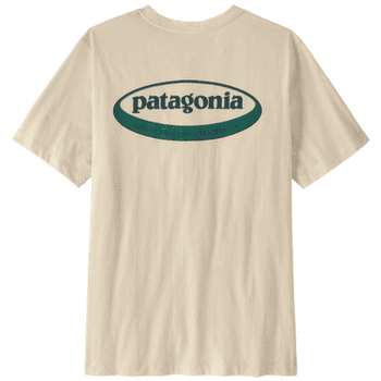 Tričko krátky rukáv Patagonia ’95 Oval Logo T-Shirt Men Undyed Natural