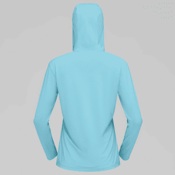 Tričko dlhý rukáv Norrona femund tech Hood Women Aqua Haze