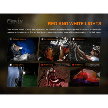 Čelovka Fenix HM51R Ruby V3.0 - all black