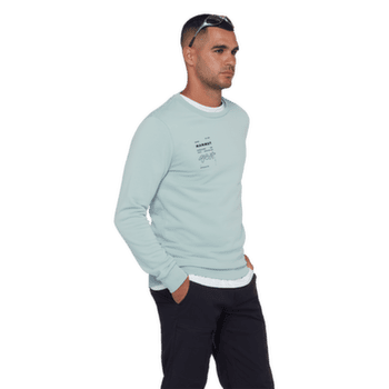Mikina Mammut MAMMUT CORE ML CREW NECK MEN VERT nebla