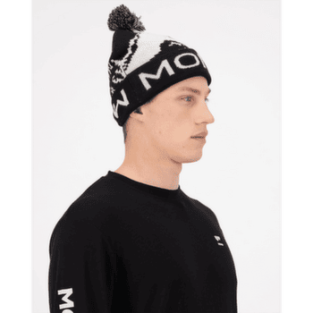 Čiapka Mons Royale Mtn Pixel Merino Pom Pom Beanie Purple Bolt / Black