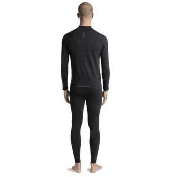Tričko dlhý rukáv X-Bionic MIGHTYWOOL SHIRT LS 1/2 ZIP MEN X Black